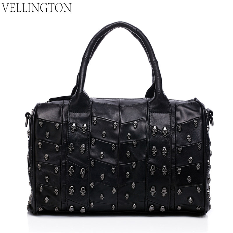 2015 Sale Totes Rivet Women Messenger Bags New European And American Leather Handbags Hand Shoulder Bag