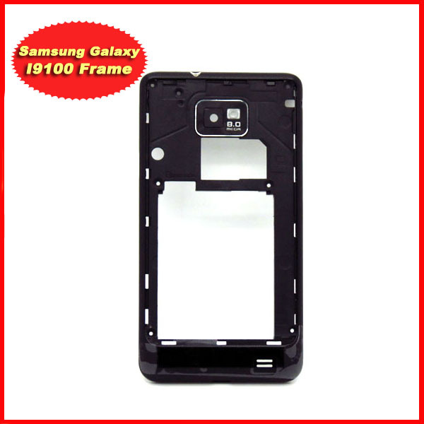 For Original Samsung Galaxy S2 I9100 Frame Mobile Phone Housings Parts Black Free Shipping