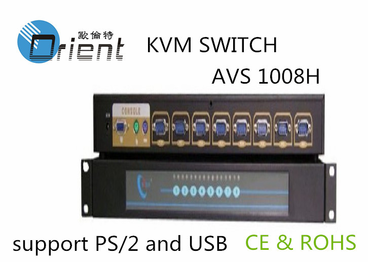 8 () USB  PS / 2 kvm-   15 
