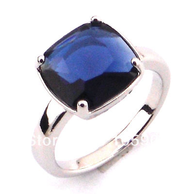 fashion jewelry rings with Saphire blue stone ,WEDDING RING(China ...