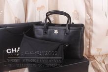 Plate leather classic cerf black gold buckle cowhide tote shopping bag nappy bag