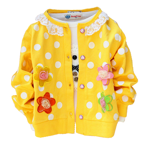 Hot sale free shipping long sleeve girls sweaters cardigans girl 4 colors S M L XL