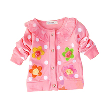 Hot sale free shipping long sleeve girls sweaters cardigans girl 4 colors S M L XL