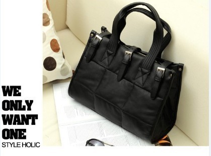 2014 bags female casual hot women s block plaid handbag brief
