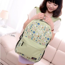 New arrival 2013 paragraph bags female fashion preppy style double-shoulder back navy pattern double sided travel women’s