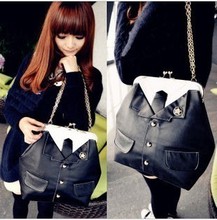 2013 bags female fashion personality clip suit bag vintage women’s handbag chain one shoulder handbag
