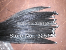 15 Hanks Black Violin Bow hair 82 cm 6 grams each hank