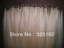 50 Hanks White Mongolia Violin Bow hair 32 inches 6 grams hank