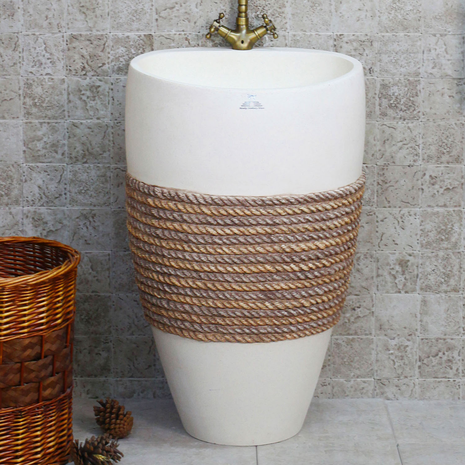 Fashion antique meaka luxury pedestal basin eco friendly wash basin ...