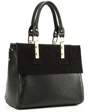 The original brand Composite Genuine Leather women Handbag Brown fashion designer big bag FreeShip Promotion 