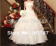 The new 2014 sweet princess wedding dress to restore ancient ways that wipe a bosom lotus leaf