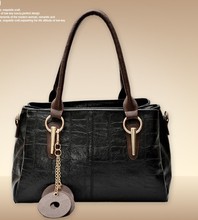 new 2014 cheap crocodile pattern fashion vintage women handbag women leather handbags women messenger bags solid women bag qq336