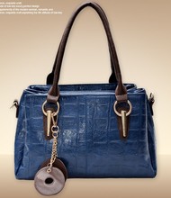 new 2014 cheap crocodile pattern fashion vintage women handbag women leather handbags women messenger bags solid