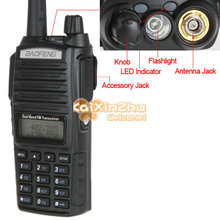 2pcs lot Baofeng UV 82 Dual Band VHF 136 174 UHF 400 520 MHz FM Transceiver
