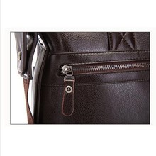 New Top Solid Business Laptop Briefcase 2014 Leather Briefcase Laptop Computer Bag for Men Messenger Bags