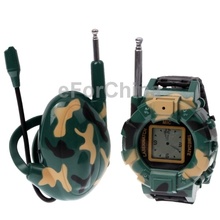 Consumer Electronics 200m Receiving Range Camouflage Interphone Walkie Talkie with Compass / Batteries