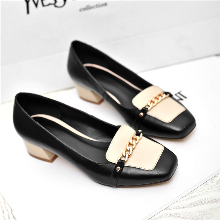 2014 spring new Hot chain individually decorated women shoes High quality large yards 34 43 low