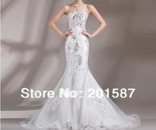 2013 latest pure manual set auger lace fishtail wedding dress trials that wipe a bosom