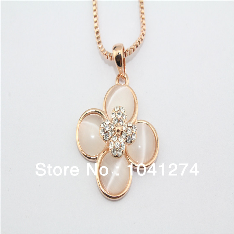 ... -alloy-necklace-flower-pendant-women-necklaces-white-opal-stone.jpg