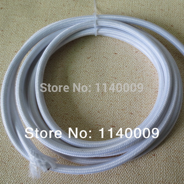 10 metros de Color blanco 2 core 0.75 mm2 Cable de alambre elÃ©ctrico ...