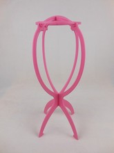 Free Shipping 2pcs New Arrival! Female Mannequin Head Model for Hair Wigs Hat Cap Jewelry Display Holder pink Color