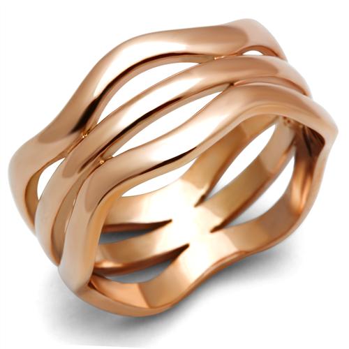New arrival Rings IP plated rose gold ring marriage accessories fashion for women and men Full