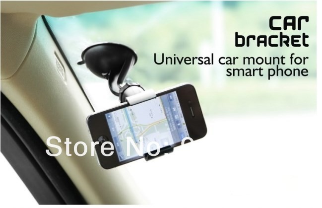 Universal Car Windshield Mount Holder Bracket For Samsung Galaxy Note 2 N7100 Galaxy S3 S4 Stand