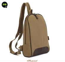 KAUKKO 2014 new design students backpack 100 cotton canvas Vintage style bag women bag retail and