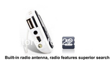 Freeshipping original Hi Rice SD 102 portable TF USB Mini Speaker with FM function Flash light