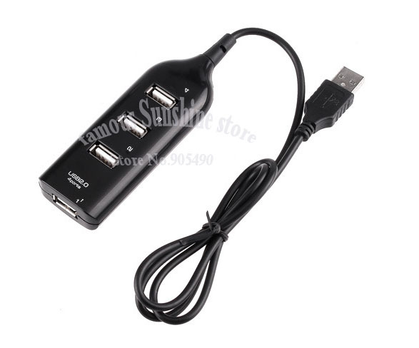 Купить высокая скорость мини 4 порта usb 2.0 хаб usb порт для ноутбука ...