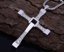 2014 New Fashion Jewelry Fast Furious Toretto Men Classic Style CROSS Necklace Wholesale XN64