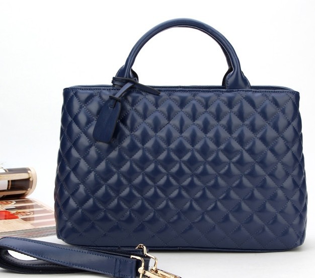 Head layer cowhide Dimond bag women s plaid genuine leather handbag messenger bag fashion cowhide ladies