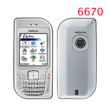Original Nokia 6670 Mobile Phone Unlocked Gsm Quad Brand 6670 Cell Phone With Russian Menu Free