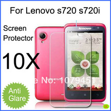 10pcs Free Shipping Smartphone Lenovo s720 Screen Protector, Matte Anti-Glare LCD Protective Film For lenovo s720i s720.hot sale