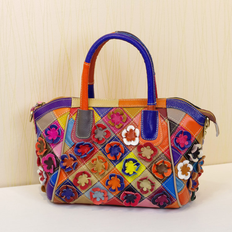 2015 New Trend Korea Style Large Zip Around Cowhide Genuine Leather