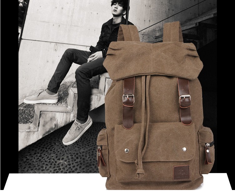 MULTIFUNCTION men s strang canvas army style shoulder bag Travel tactical backpacks military women camping hiking