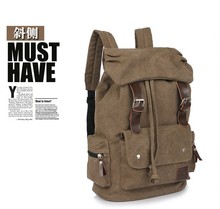 MULTIFUNCTION men s strang canvas army style shoulder bag Travel tactical backpacks military women camping hiking