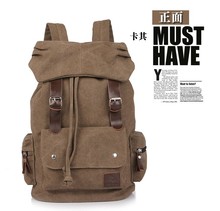 MULTIFUNCTION men s strang canvas army style shoulder bag Travel tactical backpacks military women camping hiking