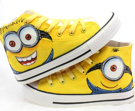 Buy kids minion shoes cartoon despicable me 2 shoe minions children ...