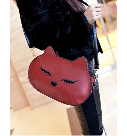 fox Spiraea squinting women messenger bags women leather handbags lovely cute women handbag
