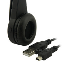 Gaming Headset Bluetooth 3 0 Wireless Headphone Handsfree Headset with Microphone Black for Playstation 3 PS3