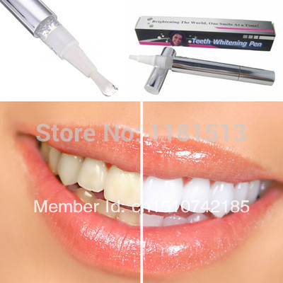 Brazil Free Shipping Popular White Teeth Whitening Pen Tooth Gel Whitener Bleach Remove Stains fUobu