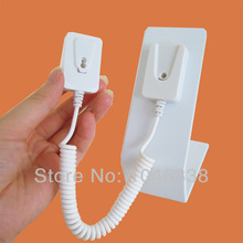 Free shipping Cell phone security display holder with spring and tape aluminium alloy stand 5pcs lot