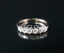 SGLOVE- Lord Series! 18K Gold Plated &100% Austrian Crystals Channel Setting Classic Band Ring Wholesale jewelry mixed lots