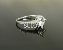 SGLOVE- 925 Sterling Silver Series!100% Austrian Crystals Setting Wedding Pure LOVE Ring Wholesale Jewelry mixed lots