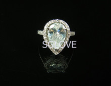 SGLOVE- Lord Series !18K Gold Plated &100% Austrian Rock Crystals Teardrop Temperament Ring Wholesale Jewelry mixed lots
