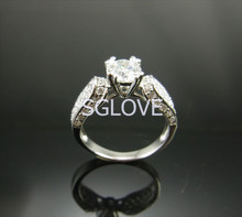 SGLOVE-925 Sterling Silver Series!High Quality Cubic Zirconia&Crystals , Eternal Pure LOVE Classic Engagement Ring freeshipping