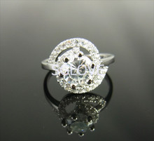 SGLOVE-925 Sterling Silver Series!High Quality Cubic Zirconia&Crystals,  Pure LOVE Storm Engagement Ring freeshipping