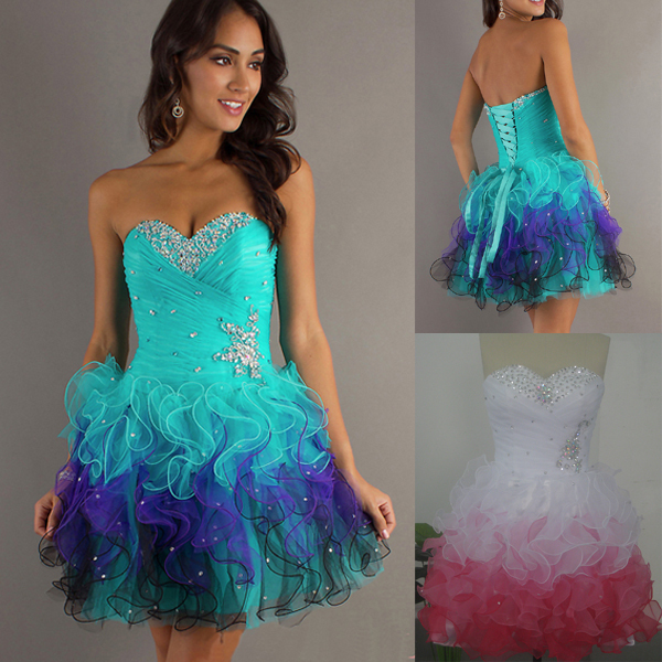 Blue/Pink Ball Gown Sweetheart Crystal 8th Grade Graduation Dresses ... Blue/Pink Ball Gown Sweetheart Crystal 8th Grade Graduation Dresses ...