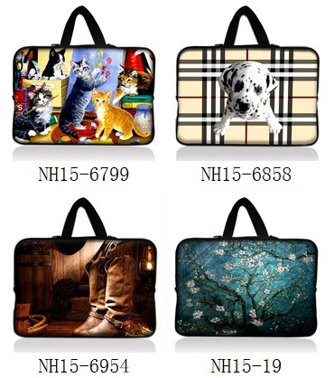 Laptop Bag Floral Bird 2 15-15.4 Inch Laptop Case College Students Business People Office Workers Briefcase Messenger Shoulder Bag for Men Women